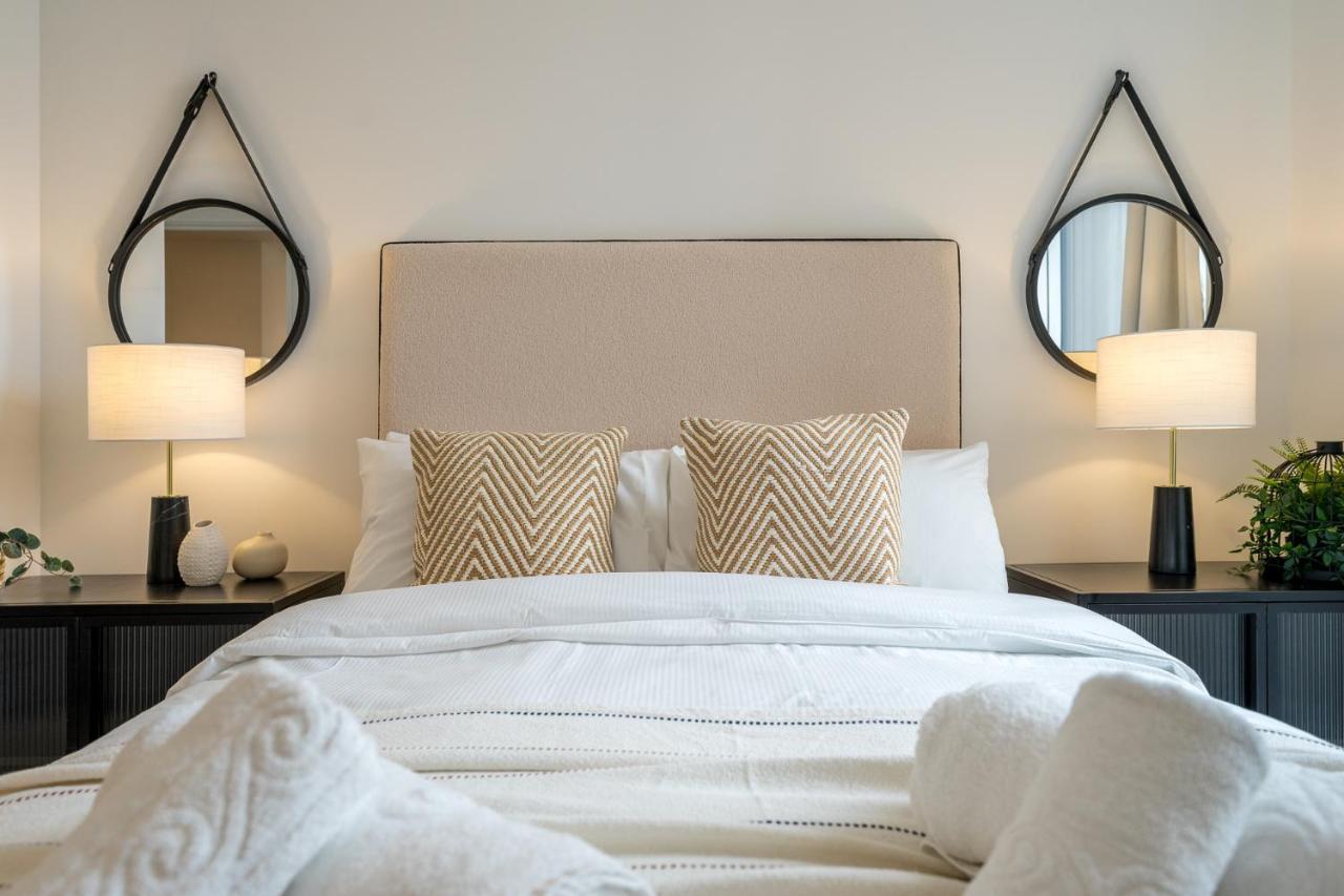 לונדון Luxurious Spacious 2Bed Suites Skyline River Views By Canary Wharf מראה חיצוני תמונה