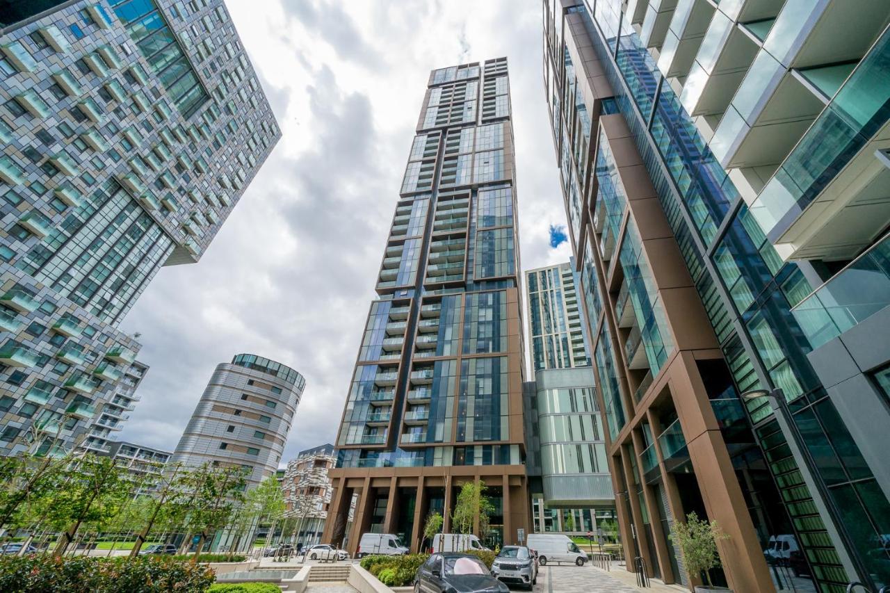 לונדון Luxurious Spacious 2Bed Suites Skyline River Views By Canary Wharf מראה חיצוני תמונה